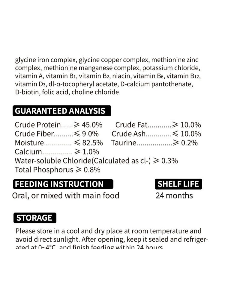 FAENBEI Cat Wet Food Snack 50g x 6 Cans Pack (Set of 2) – Complete & Balanced Nutrition Meal Box for Cats – Soft & Easy Digest Cat Food – Healthy & Tasty Wet Cat Treats - Image 4