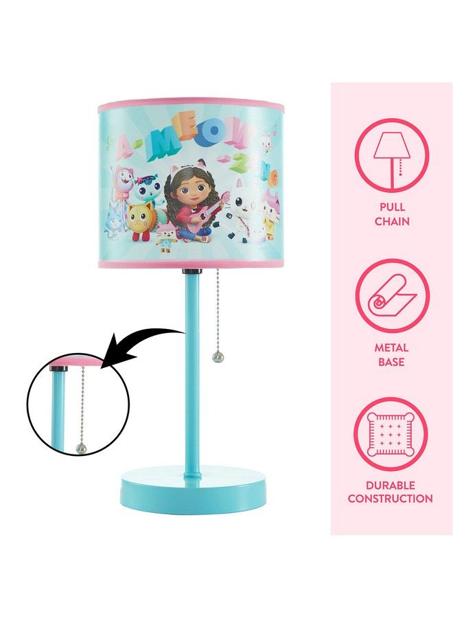 Idea Nuova Gabby Dollhouse Stick Table Lamp For Kids With Pull Chain - Image 3