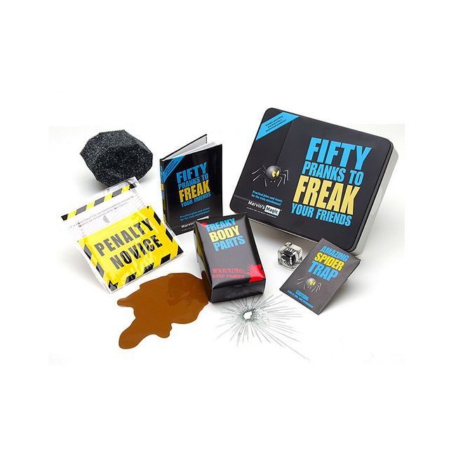 Marvin's Magic Fifty Pranks to Freak Your Friends - Joke-Packed Kit for Young Pranksters, 8 Years, 18x15x5cm - Image 2