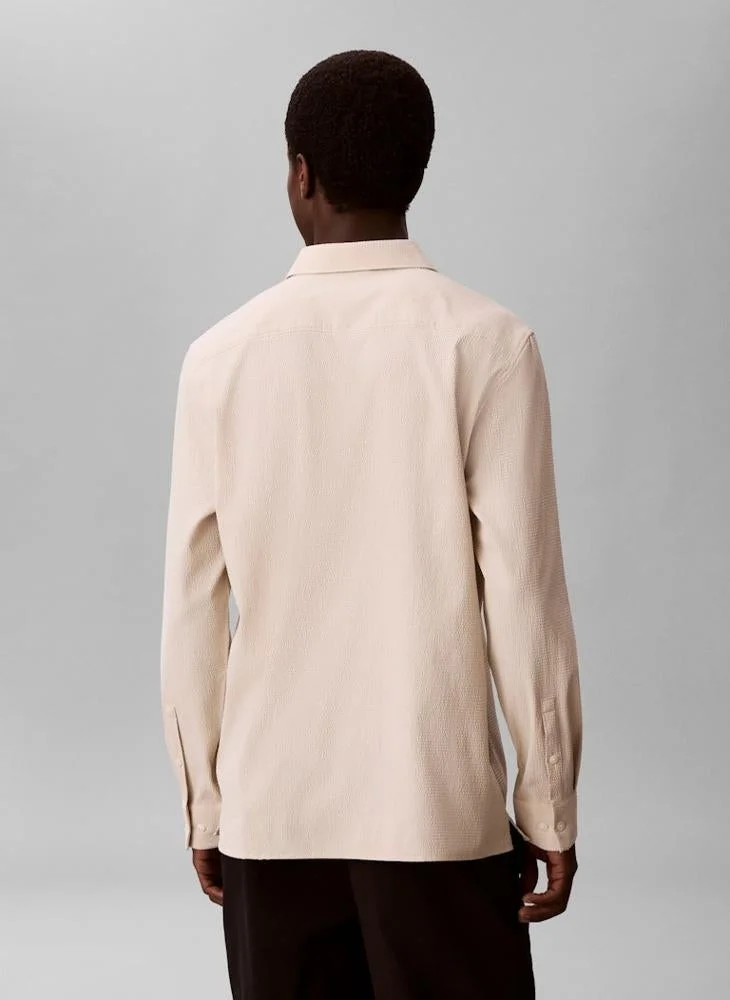CALVIN KLEIN Seersucker Classic Shirt