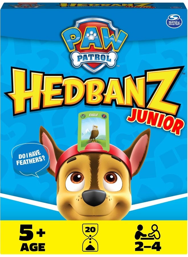Spin Master Games Spin Master Hedbanz Junior PAW Patrol, Picture Guessing Board Game, 4 Players, Ages 5+ - Image 1