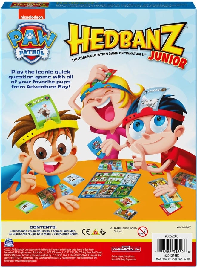 Spin Master Games Spin Master Hedbanz Junior PAW Patrol, Picture Guessing Board Game, 4 Players, Ages 5+ - Image 4