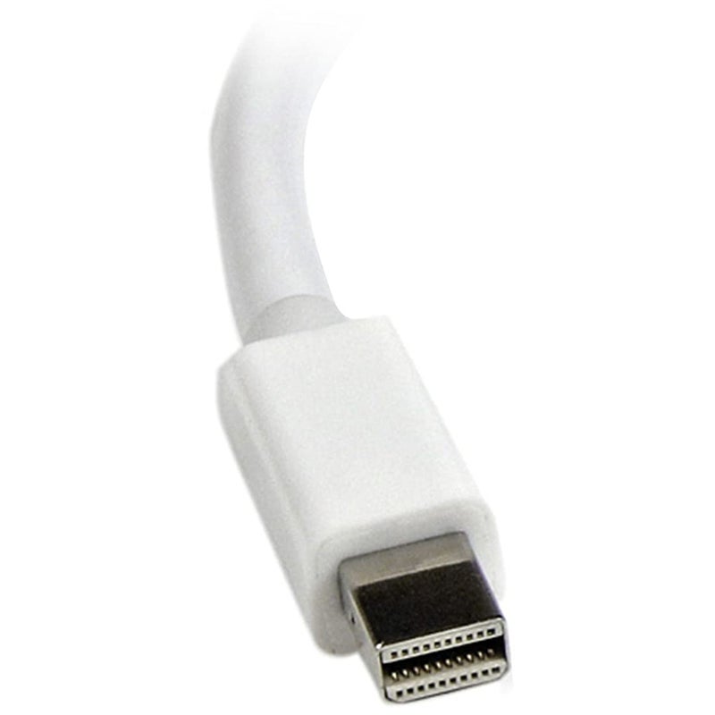 StarTech.com Mini DisplayPort to VGA Adapter - Active Mini DP to VGA Converter - 1080p Video - mDP or Thunderbolt 1/2 Mac/PC to VGA Monitor/Projector/Display - mDP 1.2 to VGA Dongle - White (MDP2VGAW) - Image 2