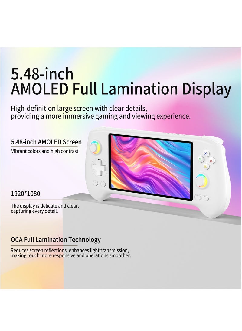 ANBERNIC  ANBERNIC RG557 Handheld Android 14 Game Player with TV Connectivity, 2025 Large Screen, Hall Joystick Controller  - Image 3