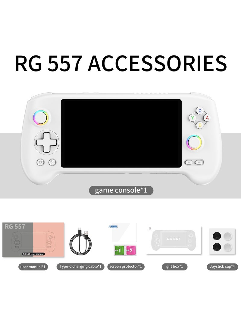 ANBERNIC  ANBERNIC RG557 Handheld Android 14 Game Player with TV Connectivity, 2025 Large Screen, Hall Joystick Controller  - Image 1