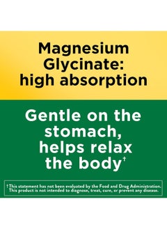 Nature Made Magnesium Glycinate 200 Mg Per Serving, Dietary Supplement For Muscle 60 Capsules, 30 Day Supply  - Image 3