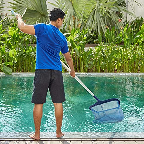 BlueWave Professional Swimming Pool Deep Leaf Net Plastic Body & Handle Standard Heavy Duty Pool Cleaning Tool Swimming Pool net - Image 5
