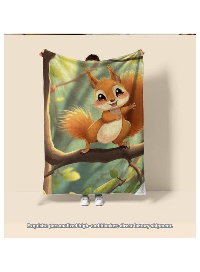 عام بطانية رقيقة من الفانيلا الكرتونية للأطفال أو الطلاب (دافئة ومريحة ومناسبة للنوم والألعاب) 100 سم * 150 سم - 432 - Image 4