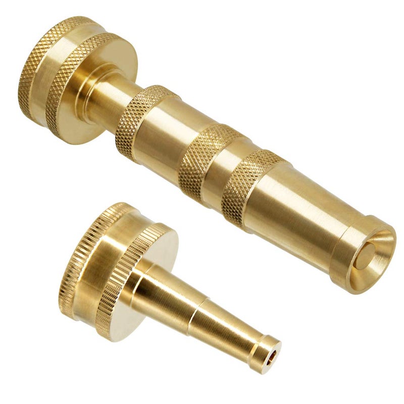 Twinkle Star Solid Brass Heavy Duty Adjustable Twist Hose Nozzle Jet Sweeper Nozzle, TWIS3231 - Image 3