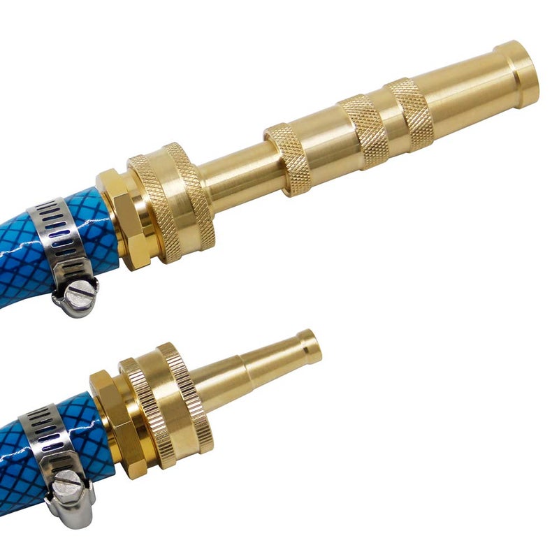 Twinkle Star Solid Brass Heavy Duty Adjustable Twist Hose Nozzle Jet Sweeper Nozzle, TWIS3231 - Image 5