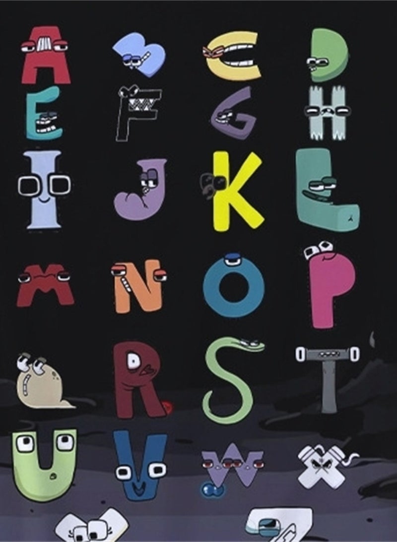 تي شيرت للأطفال بطباعة رقمية ثلاثية الأبعاد من Cartoon Letter Legend مخصص للتنفس - Image 3