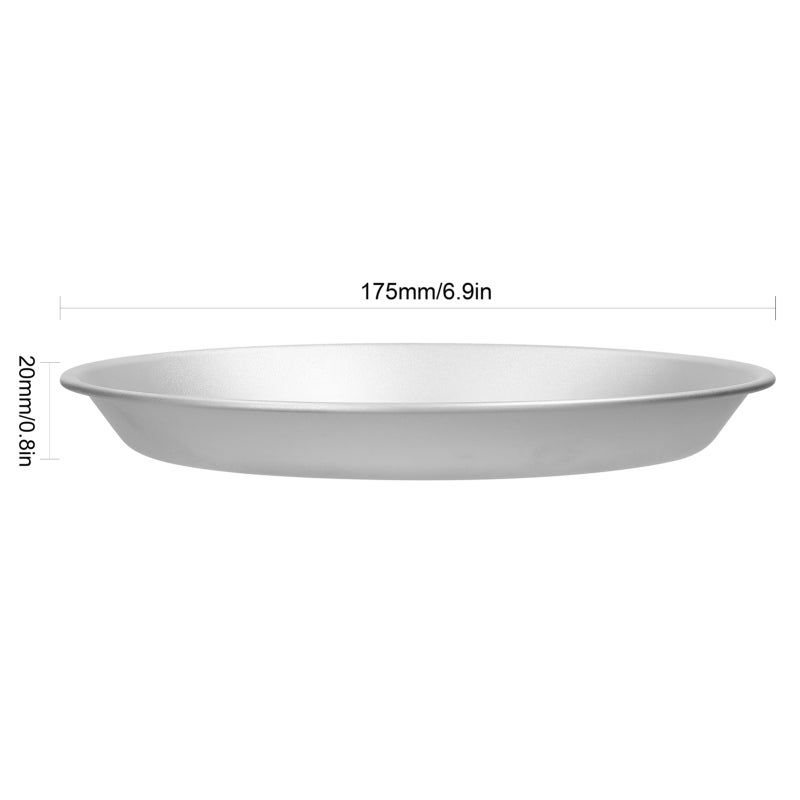 Titanium Plate 270ml Lightweight & Strong - Rust-Proof Corrosion-Resistant Portable Plate for Outdoor Camping Picnic Home Kitchen Use - Image 5