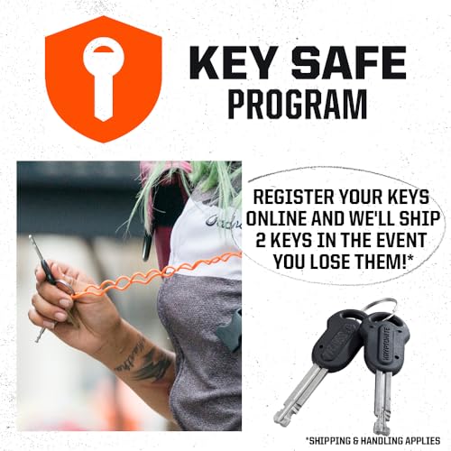 Kryptonite Keeper 712 Bike Chain Lock, 4 Feet Long Heavy Duty Anti-Theft Bicycle Chain Lock with Keys for Bike, Motorcycle, Scooter, Bicycle, Door, Gate, Fence,Black - Image 5