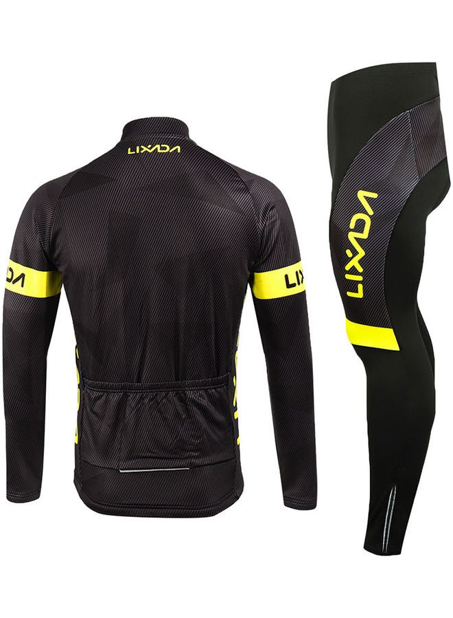 NIBEMINENT Winter Long Fleece Cycling Suit - Image 2