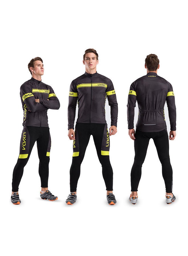 NIBEMINENT Winter Long Fleece Cycling Suit - Image 3