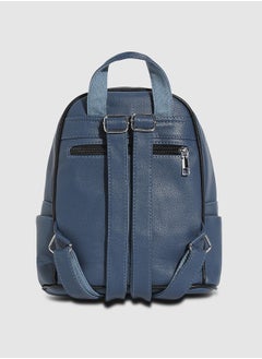 Haute Sauce Elevated Round Mini Backpack - Indigo Blue  - Image 3