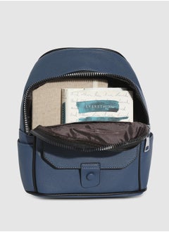 Haute Sauce Elevated Round Mini Backpack - Indigo Blue  - Image 4