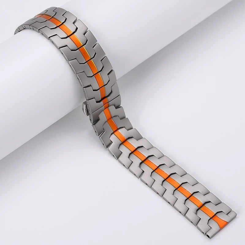 Bluejw Eraysun Chic Stainless Steel Watch Band for Samsung Watch - 20mm 22mm Replacement Strap - Image 1