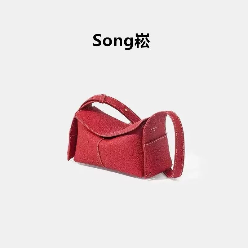 Songmont Yamashita Has Pine Ear Hanging Series Mini Eaves Fashion Versatile Work Clothing Satchel Crossbody Hobo - Image 1