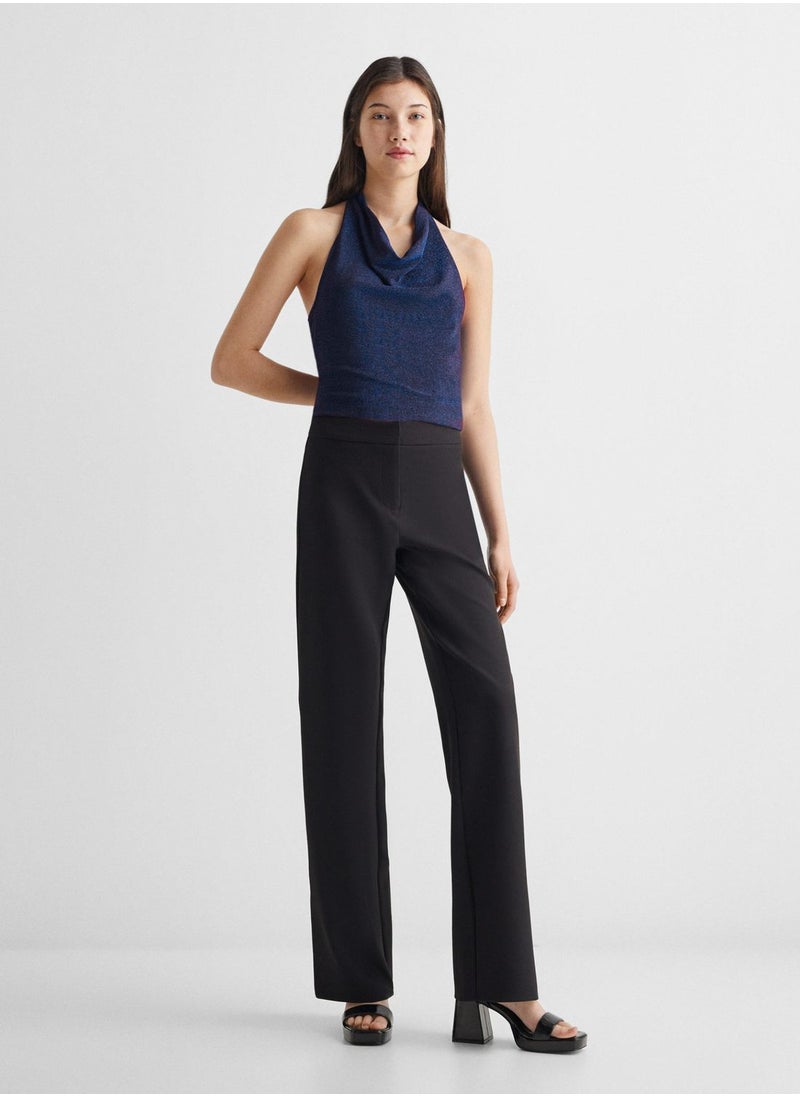 MANGO - Youth Lurex Knitted Top - Image 1
