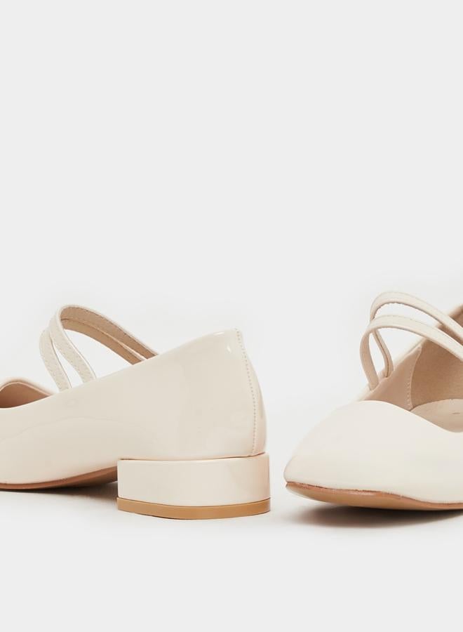 Styli Styli Plain Square Toe Buckle Strap Shoes  - Image 4
