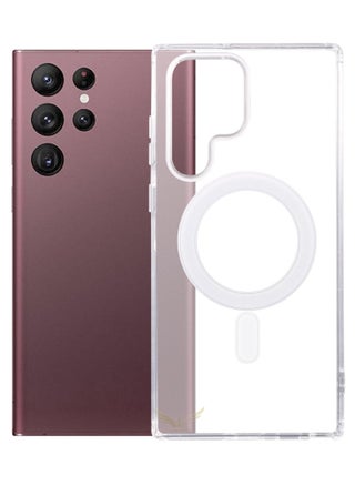 Galaxy S22 Ultra Case, Clear Magnetic Case with Built-in Magnets Compatible with MagSafe, Crystal Clear Slim Soft TPU Cover for Samsung Galaxy S22 Ultra 6.8"- Clear - pzsku/ZEA566C2BD42429E44190Z/45/_/1656707118/343539bf-4363-4c07-8151-44638bff51cd