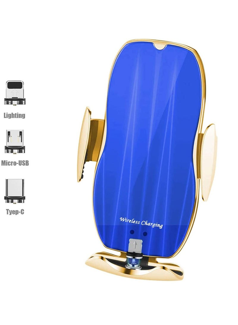 Y&D SYOSI 2023 Upgraded Wireless Charger Car Phone Mount Automatic Clamping Fast Charging Smart Holder, Universal Compatible for iPhone Samsung Huawei 15W - Image 1