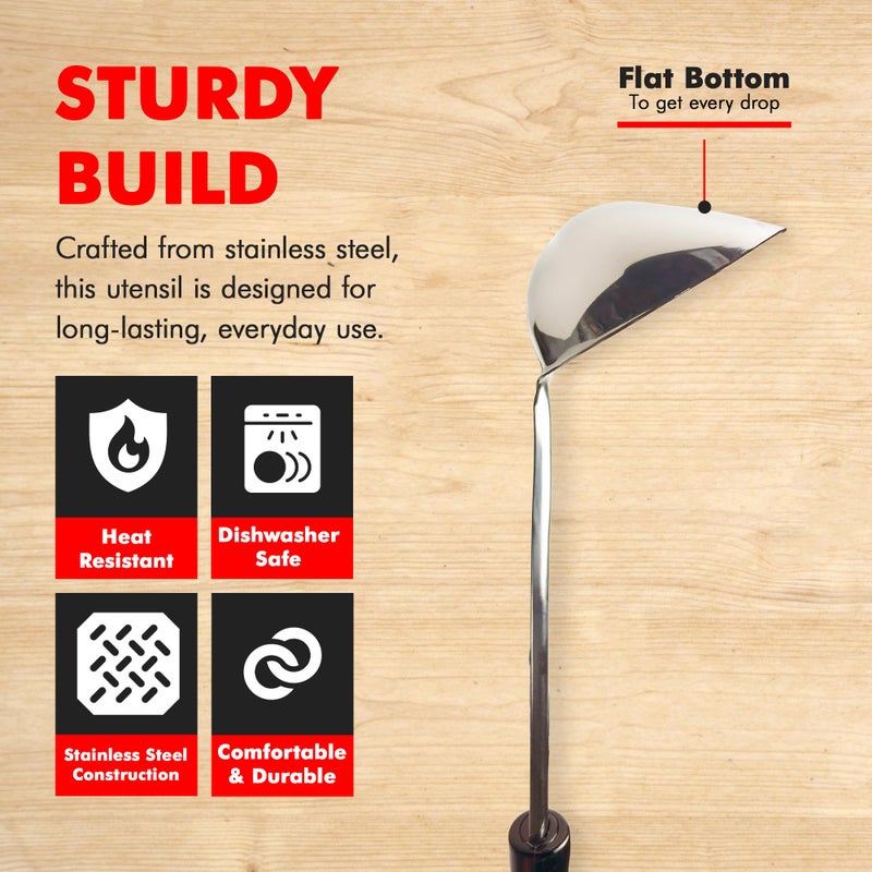 Chef Craft Select Ladle, 12 inch, Stainless Steel - Image 2