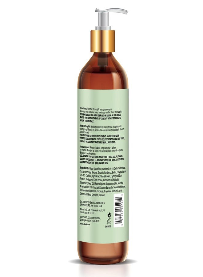 Difeel Signature Strengthening Shampoo with Rosemary & Mint 33.8 oz. - Premium Biotin Infused Formula for Growth, Scalp Stimulation & Breakage Repair – Sulfate-Free, Nourishing & Thickening Shampoo - Image 2