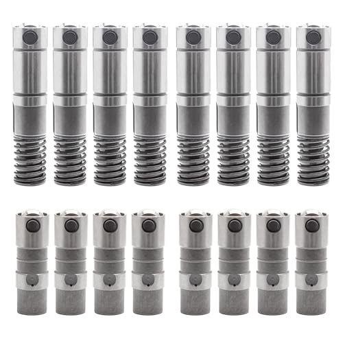 HTRACING 16 Pcs Active Fuel Management AFM DOD Roller Lifters Valve Lifters Hydraulic Compatible with Chevy GMC Cadillac Buick 5.3L 6.0L 2007-12 Replaces 12619820 17122490 12645725 (8+8) - Image 1
