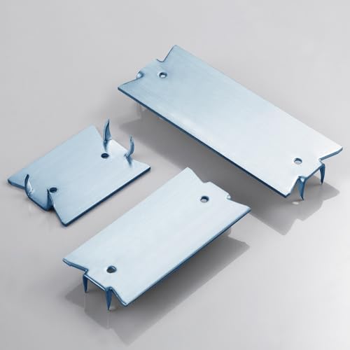 Wensilon(30 pcs) Zinc 1.5X3 Inch 16-Gauge Anti-Nail Protection Plate Shield, Nail Plate for Wood Studs, Steel Cable Wire Protector Plate with Sharp Pointed Prongs for Protection Plumbing and Wiring - Image 5