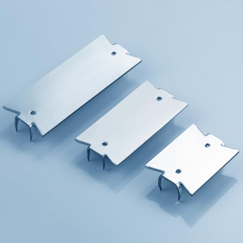 Wensilon(30 pcs) Zinc 1.5X3 Inch 16-Gauge Anti-Nail Protection Plate Shield, Nail Plate for Wood Studs, Steel Cable Wire Protector Plate with Sharp Pointed Prongs for Protection Plumbing and Wiring - Image 3