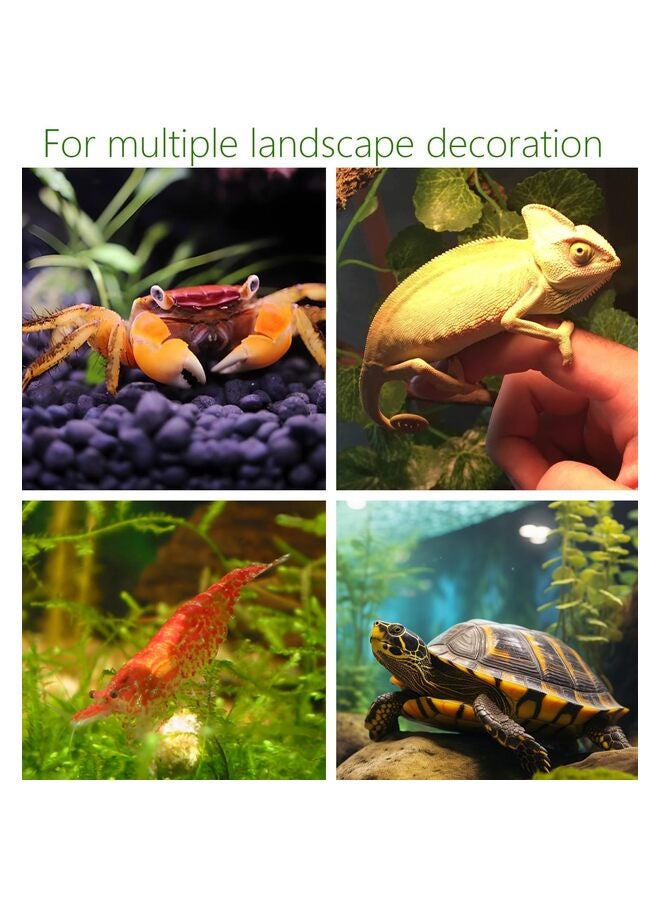 كهف صخري مخفي في حوض السمك للحيوانات المائية للتكاثر واللعب والراحة، حجر ديكور لأسماك البيتا - Image 5