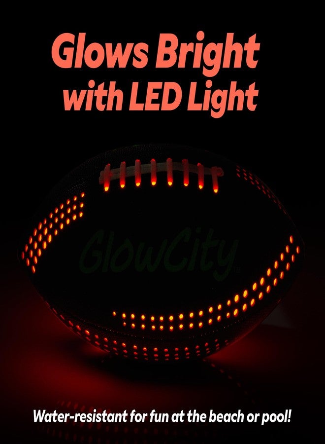 GlowCity Glow in The Dark Football - Size 6 Light Up PU Ball for Teen Boys & Adults - Cool Sports Gift for Night Outdoor Games - Birthday Gifts Ideas for Teen Boys Teenager Ages 12 13 14 15 16 17 18 - Image 5