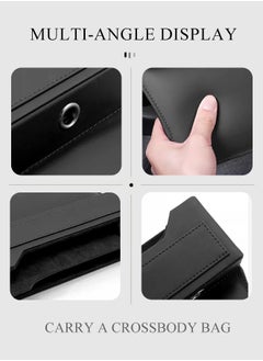 Generic Luxury Car Gap Organizer Leather Storage Box with Fast Charge Ports Anti-Slip Design for any model  - Image 2