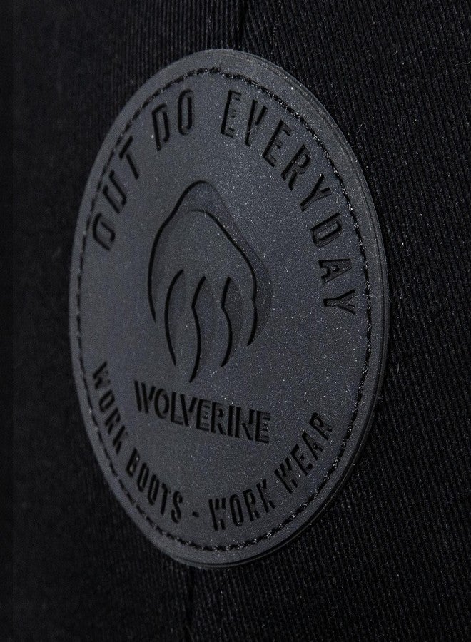 وولفرين قبعة سائق شاحنة مزينة بشعار مخلب ولفيرين مطرز | إبزيم خلفي قابل للتعديل | ألواح شبكية | ماصة للرطوبة | أسود - Image 3