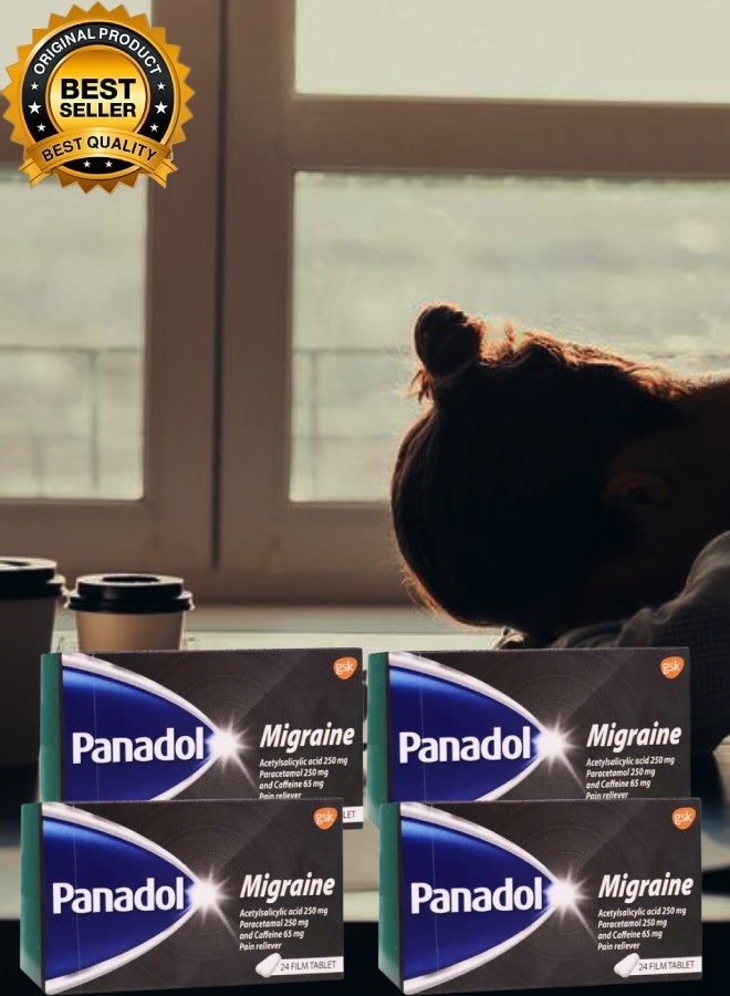 Panadol 4 Pieces Panadol Migraine 24 Tablet  - Image 1