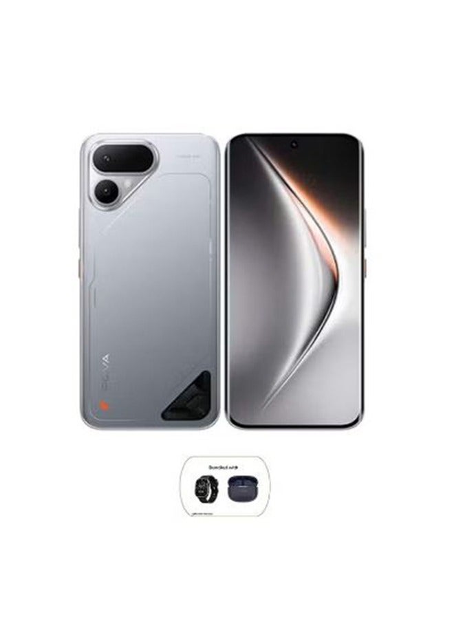 TECNO Pova Curve 2 5G 12GB RAM 256GB Melting Silver Bundle with TECNO TWS Earphone Bud 4 Air and TECNO Watch 3 Active - Middle East Version - Image 2