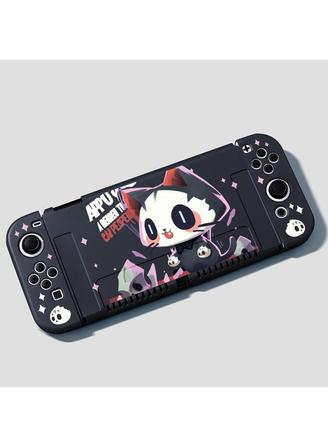 Nintendo Switch Protective Case Halloween Skull Nsoled Split Silicone Soft Handle Swich Hard Case 