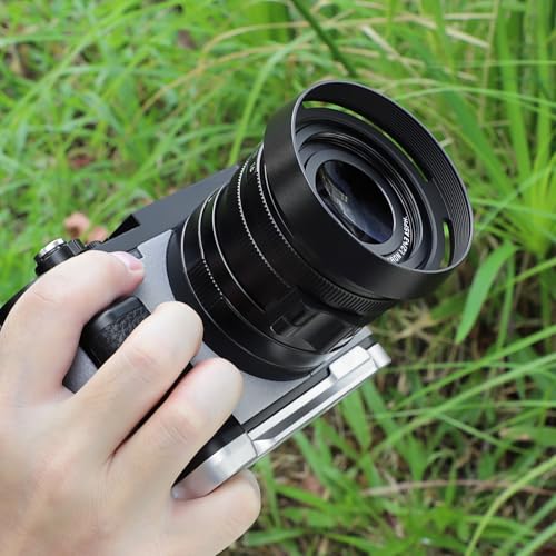 Haoge Metal Lens Hood Shade for Leica Q3 Q3 43 Q2 QP QP q Typ 116 Typ116 Camera Black LHLQOB - Image 3