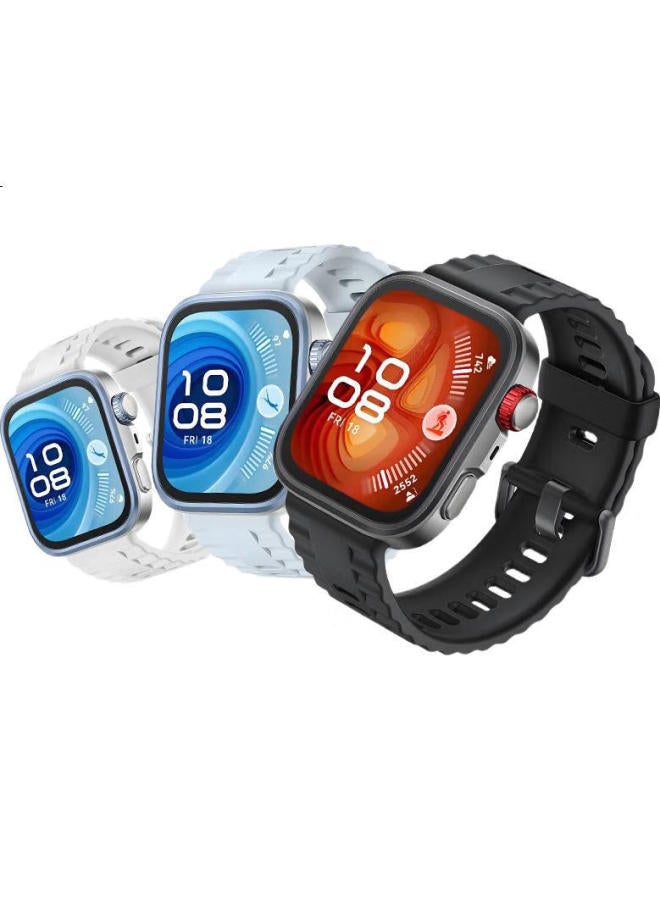 Wei Qiantu Weiqiantu Compatible With Huawei Fit4Pro/Fit4/Fit3 Watch Band, Ocean Pattern Silicone, Fashionable Huawei Fit4Pro Strap, Wristband For Men And Women, 20Mm Interface [Ivory White] - Image 3