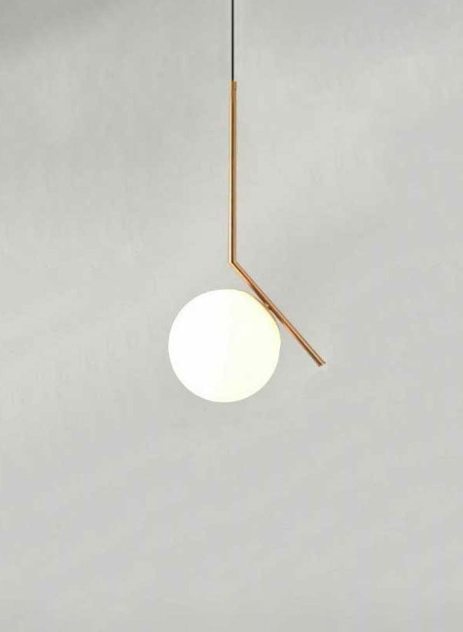 ٍSiera Light Hanging lighting bronze slanted ice ball 25 cm BB014  - Image 1
