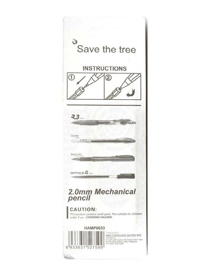 M&G M&G 2B Mechanical Pencil with thickness 2.00mm No: HAMP0653 (Assorted Colours)  - Image 5