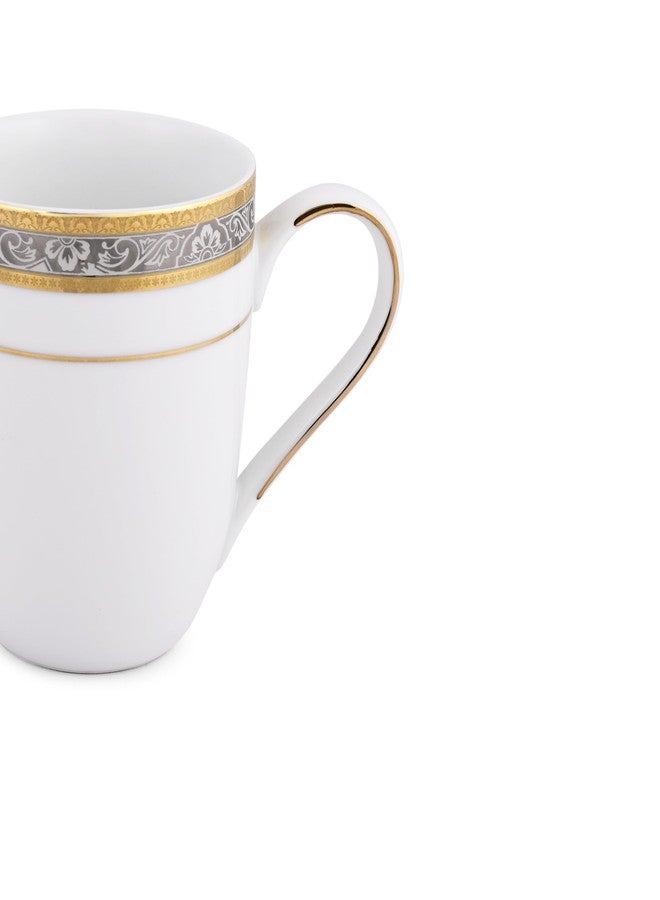 Hitkari Potteries Porcelain Coffee Mug Set of 2Pc. | Home & Kitchen | Morning & Tea | Coffee Cup | Set of 2 (D-253) - Image 3