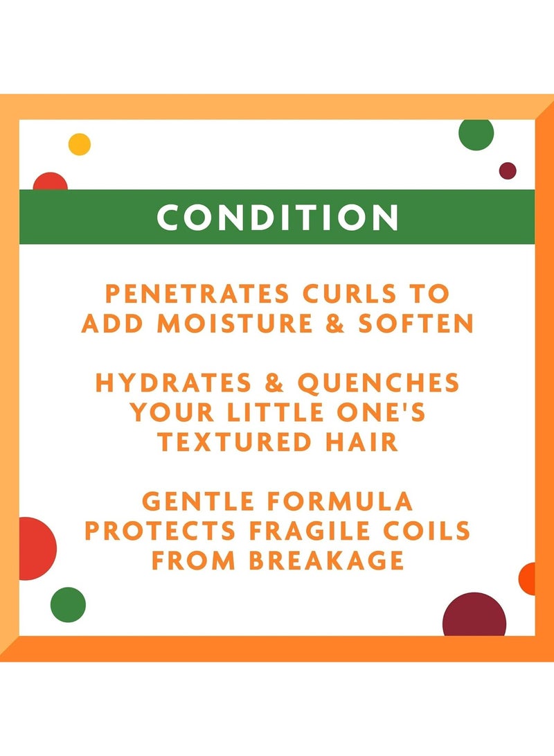 Cantu Care for Kids Nourishing Conditioner with Shea Butter, Coconut Oil & Honey – Hydrates & Softens Curly, Textured Hair – 237 ml - Image 2