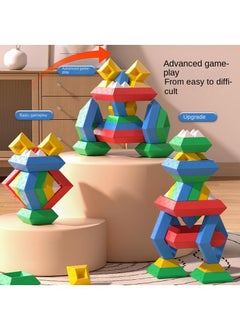Y&D Varied Pyramid Large Particle Building Blocks Puzzle Assembled Stacking Toys-16pcs  - Image 5