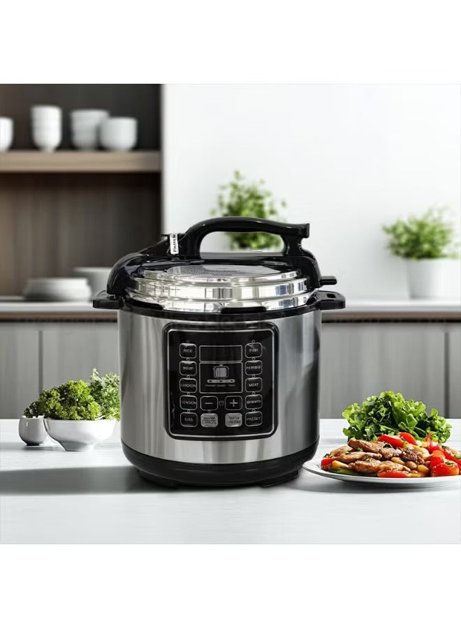 10L Electric Pressure Cooker All In 1 Micro Computer Non Stick Inner Pot Stainless Steel Multi Function Smart Cooking Commercial Capacity Factory Direct Multi Cooker Olympia - Image 2