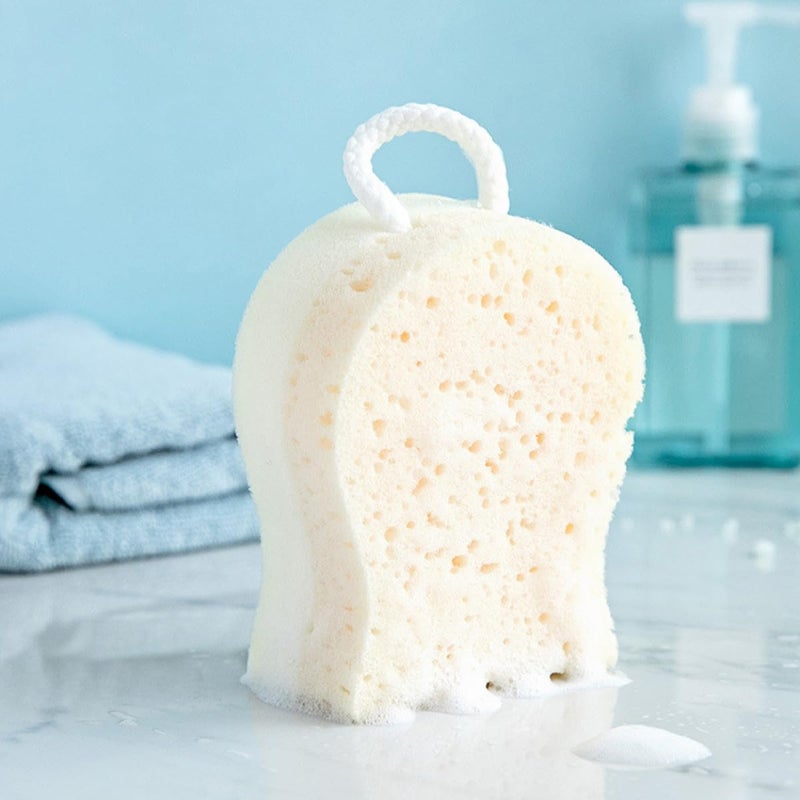 Exfoliating Bath Sponges 2 Pack Soft Shower Balls For Gentle Skin Care Bathing Accessories - Image 4