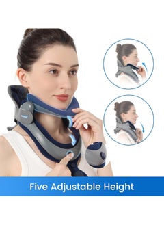 Velpeau Cervical Neck Traction Device Adjustable Neck Support Brace for Men and Women Posture Corrector (Inflatable Version)  - Image 4