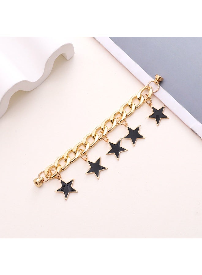 NIBEMINENT Phone Charm/ Chain Strap for Women Girls, Dipping Oil Heart Cell Phone Case Lanyard Wrist Strap